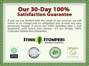 Stink Stompers 100% Odor Removal Guarantee