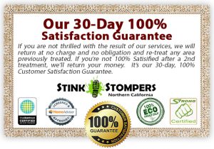 Stink Stompers 100% Customer Satisfaction Odor Removal Guarantee